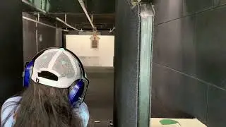 Selena Roy (age 12) - Colt pistol .45 automatic, at Montana [2022-July-29]