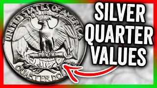 1953 Silver Washington Quarters Worth Money!