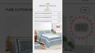 100% Pure Cotton 200TC Bedsheet Set #bedsheets #bedsheet #bedsheetset #beddingset #cottonbedsheet