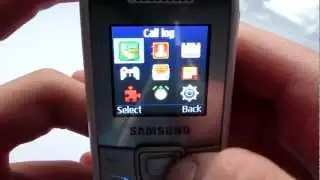 Samsung GT-E1200 unboxing