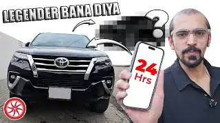 24 Hour Challenge | Toyota Fortuner | @RanaHamzaSaifRHS  | PakWheels Vlogs