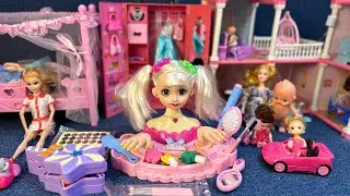 20 Minutes Satisfying with Unboxing Barbie Princess Wardrobe Dress Up Collection Toys Review | ASMR