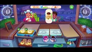 Level 1 to 5 Gameplay Walkthrough &ndash; Cooking Craze 60 FPS &ndash; New Food Court 😋 Donuts