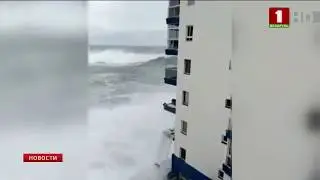 Powerful storm hits Spanish island of Tenerife