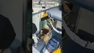 Second Ac Coach of Indian Railway. #indianrailways #shotrs