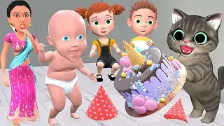 बाबु का Birthday 3 | आइसक्रीम केक | Bili Ke Bache | Chintu | pagal beta comedy videol cs bishtvines 