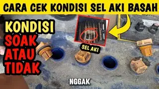 CARA CEK AKI MOBIL SOAK ATAU TIDAK..!! (LIHAT SEL AKI BASAH)