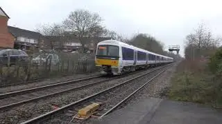 2018 11 24 Trains at Saunderton with 35028 CLAN LINE