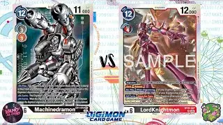 DIGIMON TCG: Final local match Machinedramon (Black) vs LordKnightmon (Black) | OOPS!