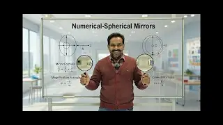 NUMERICAL- SPHERICAL MIRRORS - CLASS 10 | CONCAVE MIRROR & CONVEX MIRROR NUMERICALS| NCERT COVERED|