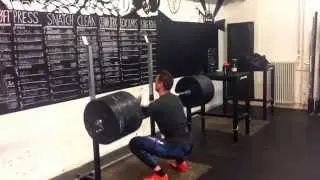 Gjersoe - 1x190 kg front squat