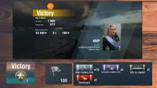 World of Warships Blitz:New Orleans:Annihilating light armored Targets