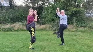 On the Field: Tai Chi Jian & Sparring Practise