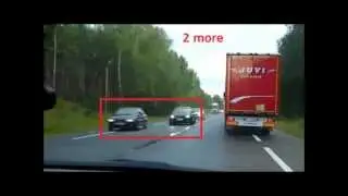 Driving in Latvia: What can you see on the other road lane?