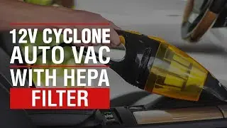 12V Cyclone Auto Vac - In Use & Features - Wagan Tech #7207