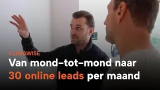 Climawise ging met Tunity van mond-tot-mondreclame naar 30 online leads per maand.