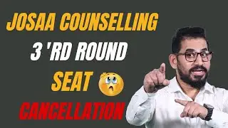 Omg 😳 Seat Cancellation I After 3'Rd Round I JoSAA #jee #jeemain #neet #josaa #shorts #viral