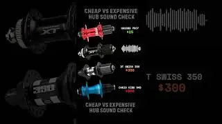 🤑 $25, $100, $300, $600 Hub Sound Check: HASSNS PRO7, SHIMANO DEORE XT, DT SWISS 350, CHRIS KING R45