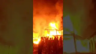 Terrible fire accident in gohpur (Bortamuli)