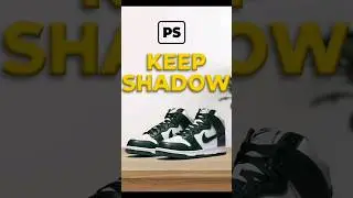 Photoshop Tutorial : Keep Original Shadow ✅ #shortsfeed #shorts #youtubeshorts