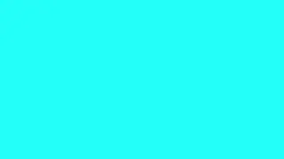 1 Hour of Electric Cyan Screen