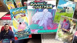EARLY Unboxing! Journey Together ETB + N&rsquo;s Zorua Promo! 🔥🐑 #pok&eacute;mon #journeytogether