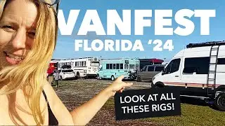 VanFest USA: Behind the scenes with van tours & community at a van life meetup in Florida