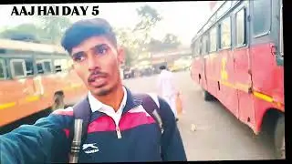 Back to home bus travel #DailyVlog #VlogIndia #Day4Vlog #MorningRoutine #NightRoutine #StudentLife #