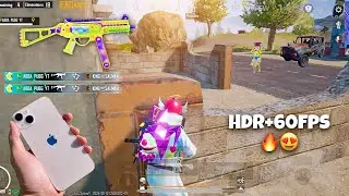 iPhone 13 HDR+Extreme Graphics Pubg Test in 2024 🔥/ New iOS Update 😍