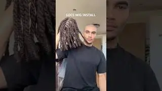 Easy Wig Install With Tape on Locs Wig 🤎 | Step By Step Beginner Friendly Wig Tutorial
