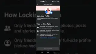 HOW TO LOCK  YOUR  FACEBOOK PROFILE 2021