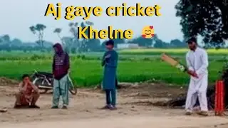 [Khizar ali vlogd] Aj hum gaye cricket khelne😘wo bhi qaberstaan😱