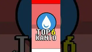 TOP 6 Pok&eacute;mon de &Aacute;GUA da GEN 1 #pokemon #shorts