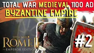 Invasion of Italy : Byzantine Empire -Total War: Rome 2 Medieval 1100 AD MOD - episode 2