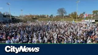 A pair of major Sunday rallies in Toronto