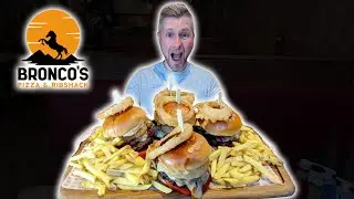 UNDEFEATED MAN против FOOD BURGER CHALLENGE | BRONCOS - ЛОНДОН