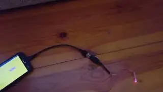 подключение светодиода к андроид через Otg-MicroUSB, визуализация дата сигнала.