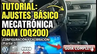 Como hacer ajustes BASICOS de Mecatronica DQ200 (0AM) | Paso a Paso | Parte 3