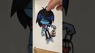Check my community posts for templates! #deltarune #krisdeltarune #fyp #viral #paperdoll #fanart