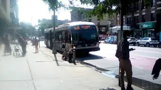 MTA BUS: 2011 NOVABUS LFSA [5787] BX15-LTD leaving East 125th St & Madison Avenue