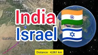 New Delhi  to Israel : Take a Virtual Tour of Your Flight Route
