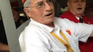 Merrily McAuliffe:  Bus full of veterans sing 
