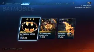 The Batmobile 1989 return to Rocket League item shop (10/15/25)