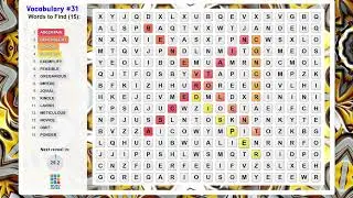Word Search Challenge #31: Can You Find All 15 Before I Do? - Word Matrix