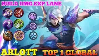FINALLY ARLOTT ONE SHOT BUILD - 2024 | TOP GLOBAL BUILD | #mobilelegends #arlottbuild