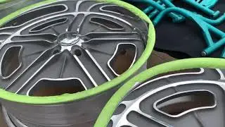 Powder Coated Budnik wheels