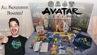 Распаковка наград Kickstarter Avatar Legends RPG!