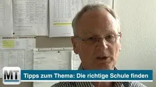 Die richtige Schule finden - Tipps von Bernd Wilhelms