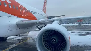 Flying Easyjet during snow ❄️ disruption | Easyjet Airbus A319 | Tripreport Glasgow to Southampton