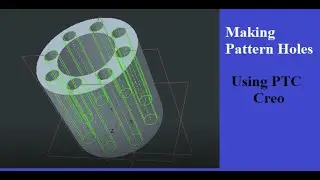 Making pattern holes in PTC CREO